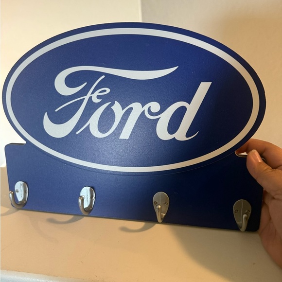 Ford Blue Wall Hook Decor - Picture 3 of 7